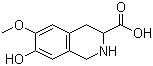 1,2,3,4-Tetrahydro-7-hydroxy-6-methoxy-3-isoquinolinecarboxylic acid molecular structure (CAS 76824-93-6)