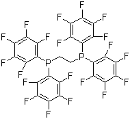 1,2-Bis(dipentafluorophenylphosphino)ethane molecular structure (CAS 76858-94-1)