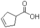 structure of CAS# 7686-77-3, 3-Cyclopentene-1-carboxylic acid
