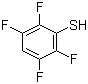 structure of CAS# 769-40-4, 2,3,5,6-Tetrafluorothiophenol;2,3,5,6-Tetrafluorobenzenethiol; 2,3,5,6-Tetrafluoro-4-(trifluoromethyl)benzenethiol
