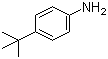 4-叔丁基苯胺分子结构 (CAS 769-92-6)