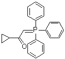 结构式 CAS# 7691-76-1, 1-环丙基-2-(三苯基膦亚基)乙酮