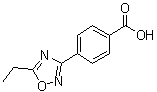 结构式 CAS# 769132-76-5, 4-(5-乙基-1,2,4-恶二唑-3-基)苯甲酸