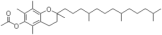 生育酚乙酸酯分子结构 (CAS 7695-91-2)