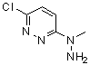 3-氯-6-(1-甲基肼基)哒嗪分子结构 (CAS 76953-33-8)