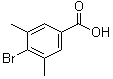 4-溴-3,5-二甲基苯甲酸分子结构 (CAS 7697-32-7)