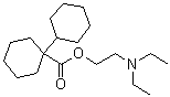 [Bicyclohexyl]-1-carboxylic acid 2-(diethylamino)ethyl ester molecular structure (CAS 77-19-0)