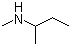 N-Methyl-2-butylamine molecular structure (CAS 7713-69-1)