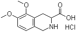 5,6-Dimethoxy-1,2,3,4-tetrahydro-3-isoquinolinecarboxylic acid hydrochloride molecular structure (CAS 77141-34-5)