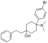 Bromadol molecular structure (CAS 77239-98-6)