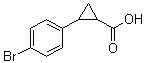 2-(4-Bromophenyl)-1-cyclopropanecarboxylic acid molecular structure (CAS 77255-26-6)