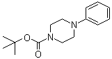 structure of CAS# 77278-63-8, 4-Phenylpiperazine-1-carboxylic acid tert-butyl ester;N-(tert-Butoxycarbonyl)-N'-phenylpiperazine