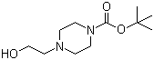 1-Boc-4-(2-hydroxyethyl)piperazine molecular structure (CAS 77279-24-4)