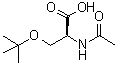 N-Acetyl-O-(1,1-dimethylethyl)-L-serine molecular structure (CAS 77285-09-7)