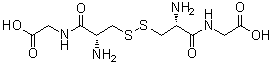 结构式 CAS# 7729-20-6, N,N'-L-胱氨酰基二甘氨酸