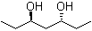 结构式 CAS# 77291-90-8, (3R,5R)-3,5-庚二醇