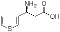 结构式 CAS# 773050-73-0, (S)-3-氨基-3-(噻吩-3-基)丙酸
