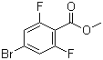 Methyl 4-bromo-2,6-difluorobenzoate molecular structure (CAS 773134-11-5)