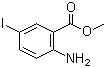 Methyl 2-amino-5-iodobenzoate molecular structure (CAS 77317-55-6)