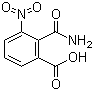 2-Aminocarbonyl-3-nitrobenzoic acid molecular structure (CAS 77326-45-5)