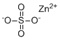 Zinc sulphate molecular structure (CAS 7733-02-0)