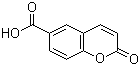 香豆素-6-羧酸分子结构 (CAS 7734-80-7)