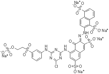 Reactive Red 195A molecular structure (CAS 77365-64-1)