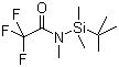 N-(tert-Butyldimethylsilyl)-N-methyl-trifluoroacetamide molecular structure (CAS 77377-52-7)
