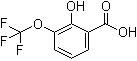 结构式 CAS# 773873-50-0, 2-羟基-3-(三氟甲氧基)苯甲酸