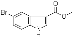 5-Bromo-1H-indole-3-carboxylic acid methyl ester molecular structure (CAS 773873-77-1)