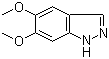 structure of CAS# 7746-30-7, 5,6-Dimethoxy-1H-indazole