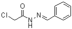 2-氯乙酸 2-(苯基亚甲基)酰肼分子结构 (CAS 775-25-7)