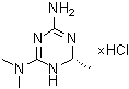 structure of CAS# 775351-61-6, (6R)-1,6-Dihydro-N2,N2,6-trimethyl-1,3,5-triazine-2,4-diamine hydrochloride;(4R)-6-N,6-N,4-trimethyl-1,4-dihydro-1,3,5-triazine-2,6-diamine;hydrochloride