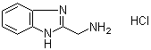 structure of CAS# 7757-21-3, 2-Aminomethylbenzimidazole hydrochloride