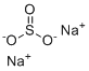 structure of CAS# 7757-83-7, Sodium sulfite;Sodium sulfite anhydrous