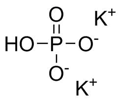 磷酸氢二钾分子结构 (CAS 7758-11-4)