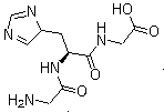 Glycyl-L-histidylglycine molecular structure (CAS 7758-33-0)