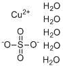structure of CAS# 7758-99-8, Copper sulfate pentahydrate;Copper (II) sulfate