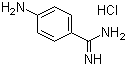 4-氨基苄脒盐酸盐分子结构 (CAS 7761-72-0)