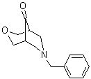 structure of CAS# 77716-01-9, 7-Benzyl-3-oxa-7-azabicyclo[3.3.1]nonan-9-one;7-(Phenylmethyl)-3-oxa-7-azabicyclo[3.3.1]nonan-9-one