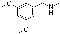 (3,5-Dimethoxybenzyl)methylamine molecular structure (CAS 77775-71-4)