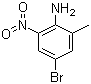 4-Bromo-2-methyl-6-nitroaniline molecular structure (CAS 77811-44-0)