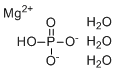 磷酸氢镁三水合物分子结构 (CAS 7782-75-4)