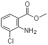 Methyl 2-amino-3-chlorobenzoate molecular structure (CAS 77820-58-7)