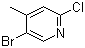 structure of CAS# 778611-64-6, 5-Bromo-2-chloro-4-methylpyridine;5-Bromo-2-chloro-4-picoline