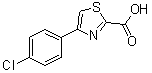4-(4-Chlorophenyl)-2-thiazolecarboxylic acid molecular structure (CAS 779320-20-6)