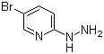 5-Bromo-2-hydrazinopyridine molecular structure (CAS 77992-44-0)