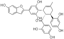 Mulberrofuran C molecular structure (CAS 77996-04-4)