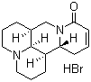 structure of CAS# 78003-71-1, Sophocarpine hydrobromide;(7aS,13aR,13bR,13cS)-2,3,6,7,7a,8,13,13a,13b,13c-Decahydro-1H,5H,10H-dipyrido[2,1-f:3',2',1'-ij][1,6]naphthyridin-10-one hydrobromide