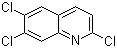 2,6,7-Trichloroquinoline molecular structure (CAS 78060-49-8)